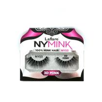 Cílios Laflare 3D NY Mink Cílios de cabelo de vison 100% reais