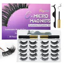 Cílios Magnéticos 10 Pares Cat Eye com Delineador Royaomis Cílios Magnéticos 10 Pares Cat Eye com Delineador Royaomis