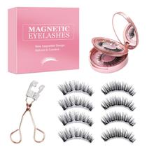 Cílios magnéticos HANASCAR Dual Magnetic Reutilizáveis com aplicador