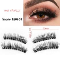 Cílios Magnéticos imã triplo Magnetic Lashes