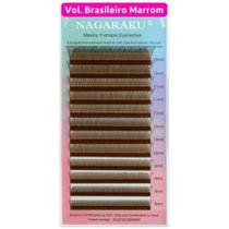 Cílios Nagaraku Y Lash Marrom Volume Brasileiro