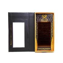 Cílios Para Extensão Fio a Fio Volume Russo 0.7 D 11 até 14 Sobelle Cor Marrom e Preto