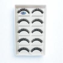 Cilios postiço 3D S02 - cartela com 5 pares
