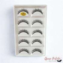 Cilios postiço 3D X27 - cartela com 05 pares Cilios postiço 3D X27 - cartela com 05 pares