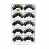 Cílios postiços 3D G800 - cartela 05 pares Cílios postiços 3D G800 - cartela 05 pares