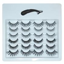 Cílios Postiços 3d Miss Frandy 12 Pares C21-01003 Kit 02