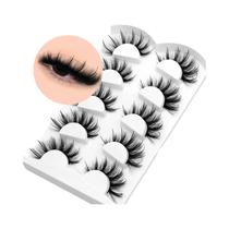 Cílios Postiços 8D Espessos E Volumosos Lasvirey Para Maquiagem Dramática