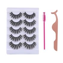 Cílios postiços Akara Wispy Faux Mink 5 pares de olho de gato Cílios postiços Akara Wispy Faux Mink 5 pares de olho de gato