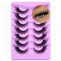 Cílios postiços ALICE Fox Eye Lashes Mink Faux Fluffy 7 pares Cílios postiços ALICE Fox Eye Lashes Mink Faux Fluffy 7 pares