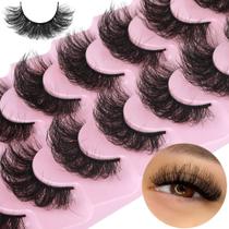 Cílios postiços ALICROWN HAIR Fluffy Mink Wispy 20 mm 7 pares Cílios postiços ALICROWN HAIR Fluffy Mink Wispy 20 mm 7 pares
