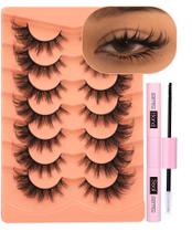Cílios postiços ALICROWN Mink Cat Eye Fairy Wispy 7 pares