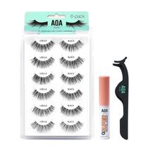 Cílios postiços AOA Studio Luella Natural, feitos à mão, 6 pares Cílios postiços AOA Studio Luella Natural, feitos à mão, 6 pares