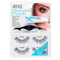 Cílios postiços Ardell Deluxe Pack Wispies com aplicador