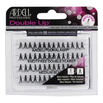 Cílios postiços Ardell Double Individuals Knot Free Black Med