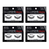 Cílios postiços Ardell Faux Mink Lashes Wispies, pacote com 4