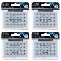 Cílios postiços Ardell Individual Lashes Mini Black, pacote com 4