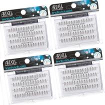 Cílios postiços Ardell Individuals Medium Brown, pacote com 4
