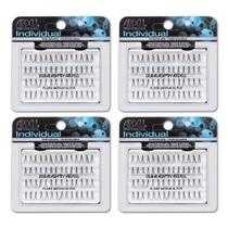 Cílios postiços Ardell Medium Black, pacote com 4