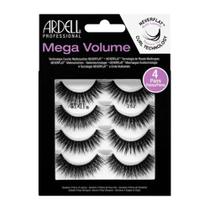 Cílios postiços Ardell Mega Volume 252 4 pares por pacote Cílios postiços Ardell Mega Volume 252 4 pares por pacote