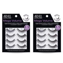 Cílios postiços Ardell Mega Volume 253, 2 pacotes (4 pares)