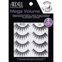 Cílios postiços Ardell Mega Volume 253, 4 pares por pacote Cílios postiços Ardell Mega Volume 253, 4 pares por pacote