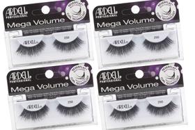 Cílios postiços Ardell Mega Volume Lash 250 com Curl Tech 4 pares