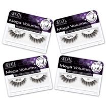 Cílios postiços Ardell Mega Volume Lash 257 com Curl Tech 4 pares
