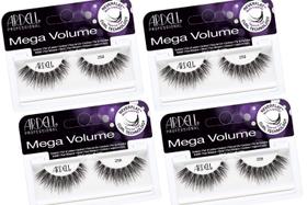 Cílios postiços Ardell Mega Volume Lash 259 com Curl Tech 4 pares