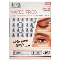 Cílios postiços Ardell Naked Lashes Trios Kit 32 Trios