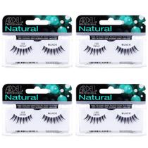 Cílios postiços Ardell Natural Lashes 102 Black Demi (pacote com 4)
