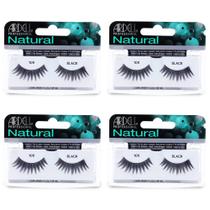 Cílios postiços Ardell Natural Lashes 106 Black (pacote com 4)