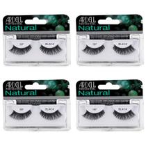 Cílios postiços Ardell Natural Lashes 107 pretos (pacote com 4)