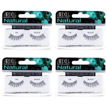 Cílios postiços Ardell Natural Lashes 116 pretos, pacote com 4