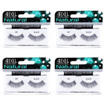 Cílios postiços Ardell Natural Lashes 117 pretos (pacote com 4)