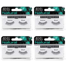 Cílios postiços Ardell Natural Lashes Babies Black (pacote com 4)