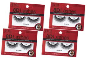 Cílios postiços Ardell Strip 8D Lashes 952, pacote com 4