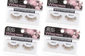 Cílios postiços Ardell Wispies Brown Natural Look, pacote com 4 Cílios postiços Ardell Wispies Brown Natural Look, pacote com 4