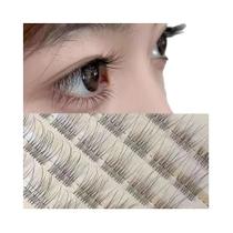 Cílios Postiços Autoadesivos Em Forma De Cauda De Peixe Natural, Extensão De Cílios Sem Cola,
