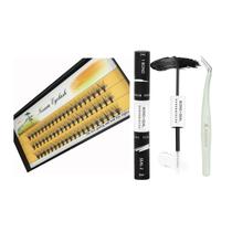 Cílios postiços Bodermincer 10D 60 unidades naturais de comprimento (14 mm)