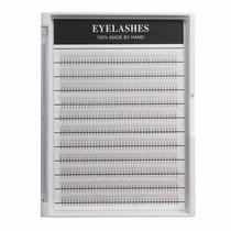 Cílios postiços Bodermincer, 440 unidades, extensão de ventiladores pré-fabricados em 3D