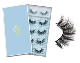 Cílios Postiços DYSILK 5 Pares 6D Volumosos com Aparência Natural Cílios Postiços DYSILK 5 Pares 6D Volumosos com Aparência Natural