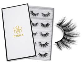 Cílios Postiços DYSILK 6D Faux Mink - 5 Pares Reutilizáveis (002-13mm)