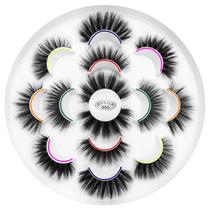 Cílios postiços DYSILK Fluffy Lashes 6D Lashes 7 estilos 7 pares Cílios postiços DYSILK Fluffy Lashes 6D Lashes 7 estilos 7 pares