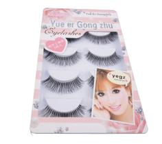 Cílios Postiços Eye Lashes - 5 Pares Preto