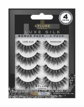 Cílios postiços Eylure Luxe Silk Marquise, 3 pares com adesivo Cílios postiços Eylure Luxe Silk Marquise, 3 pares com adesivo