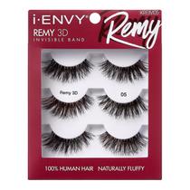 Cílios postiços i-Envy, pacote econômico Remy 3D Lashes, 100% cabelo humano, natural, fofo, fino e invisível, aparência perfeita, cílios reutilizáveis (05) Cílios postiços i-Envy, pacote econômico Remy 3D Lashes, 100% cabelo humano, natural, fofo, fino e invisível, aparência perfeita, cílios reutilizáveis (05)