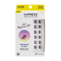 Cílios Postiços imPRESS Mini REFIL Clássico Natural - Kiss New York Cílios Postiços imPRESS Mini REFIL Clássico Natural - Kiss New York
