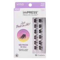 Cílios Postiços imPRESS Mini REFIL Irreal Wispy - Kiss New York Cílios Postiços imPRESS Mini REFIL Irreal Wispy - Kiss New York