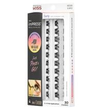 Cílios Postiços ImPRESS Press-on Falsies Curly - Kiss New York