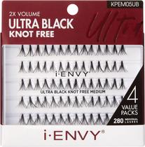 Cílios postiços KISS i-Envy Ultra Black Knot Free Remy Hair